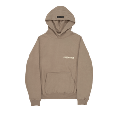 SS21 Fear Of God FOG Essentials Pull-Over Pullover Hoodie Taupe L Large