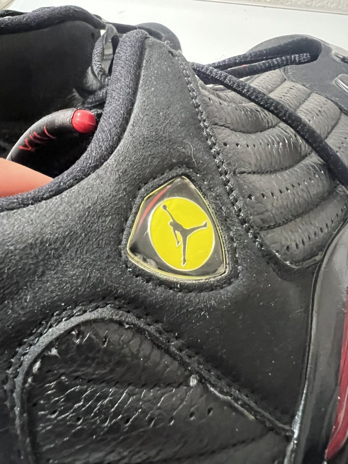 Jordan Brand Air Jordan 14 Retro Last Shot 2011 311832 010 Black 12.5 Size US 12.5 / EU 45-46 - 5 Thumbnail