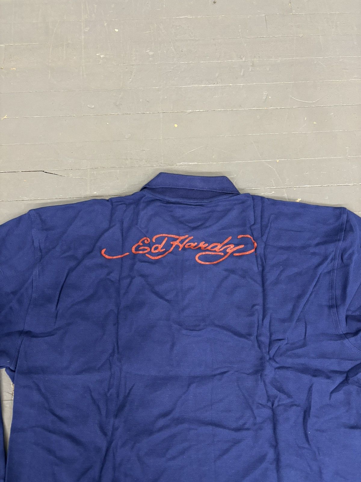 Affliction × Christian Audigier × Ed Hardy Y2K Ed Hardy Polo Longsleeve shirt Size US XL / EU 56 / 4 - 8 Thumbnail