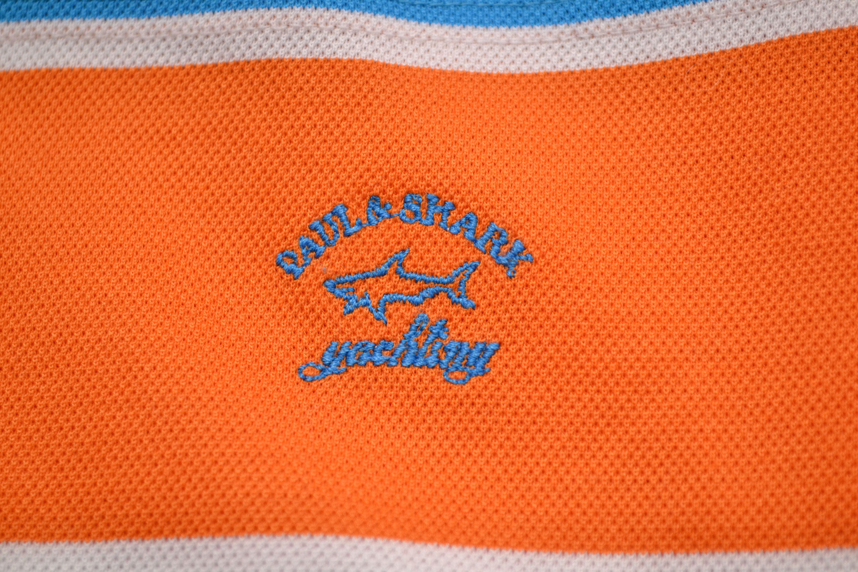 Paul & Shark Paul&Shark Men’s Striped Multicolor Polo Shirt Size US XXL / EU 58 / 5 - 2 Thumbnail