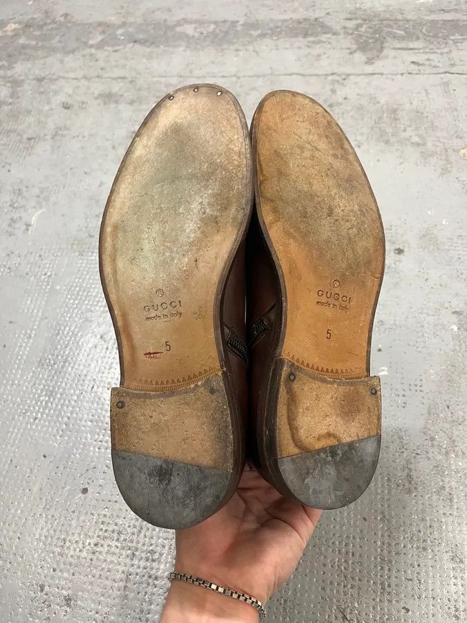 Gucci Gucci Brown Leather Side-Zip Boots Size US 7 / IT 37 - 7 Thumbnail