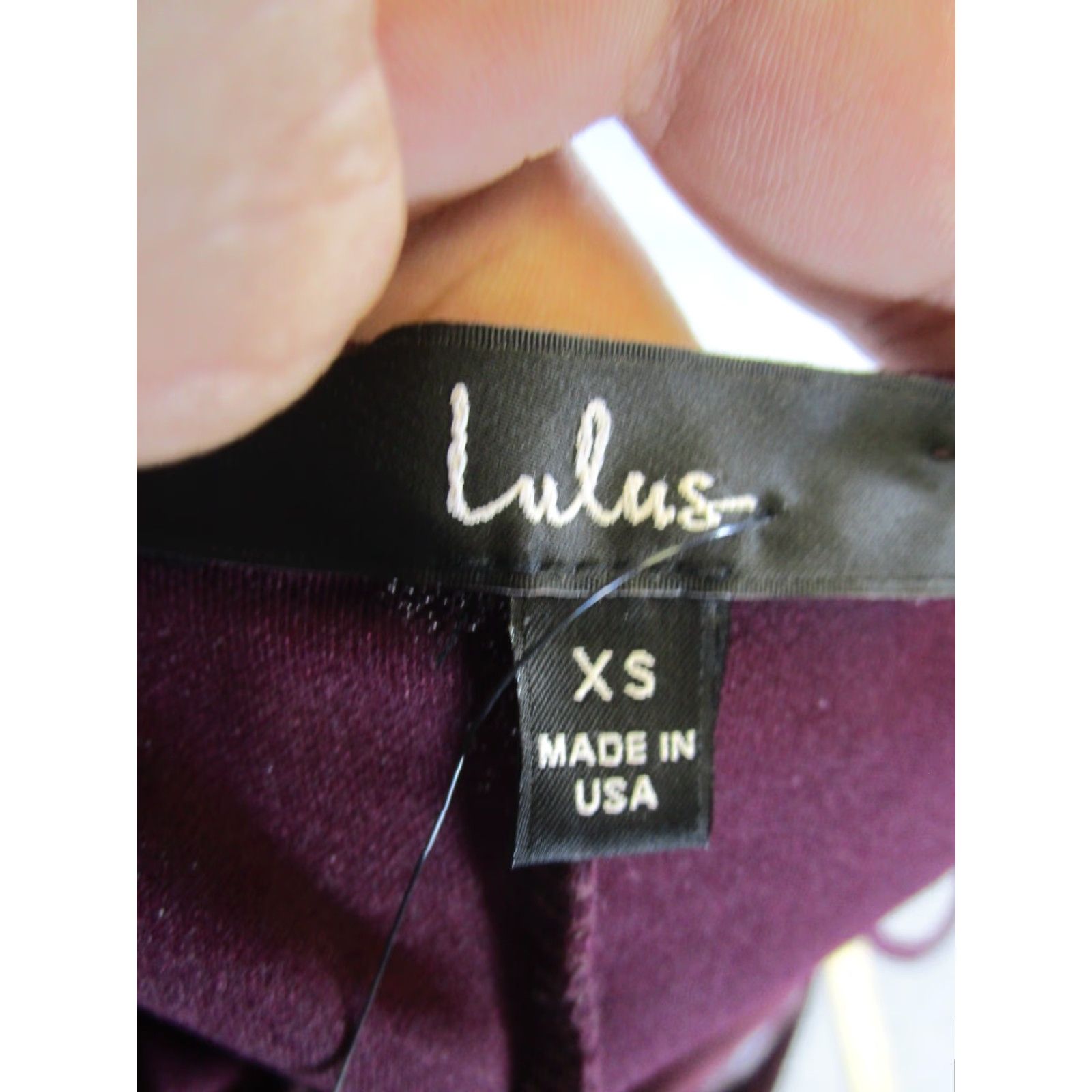 Lulus Lulus Dress Womens Xs Dark Purple Halter Sleeveless Mini NEW Size XS / US 0-2 / IT 36-38 - 7 Thumbnail