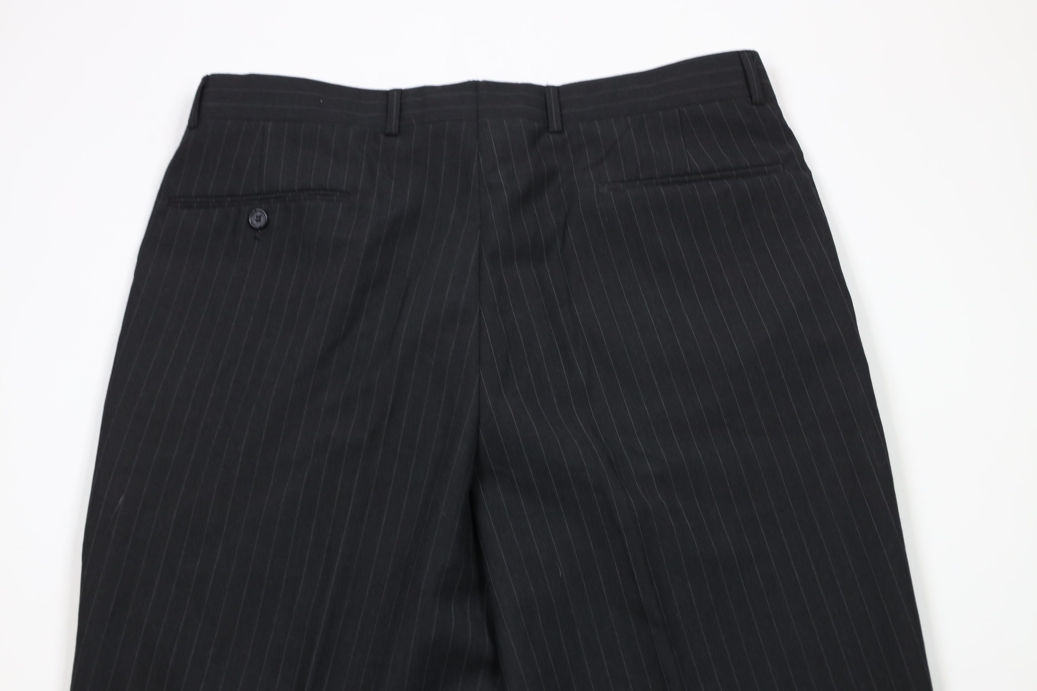 Vintage Vintage 90s Streetwear Blend Pinstriped Wide Leg Chino Pants Size US 36 / EU 52 - 9 Thumbnail