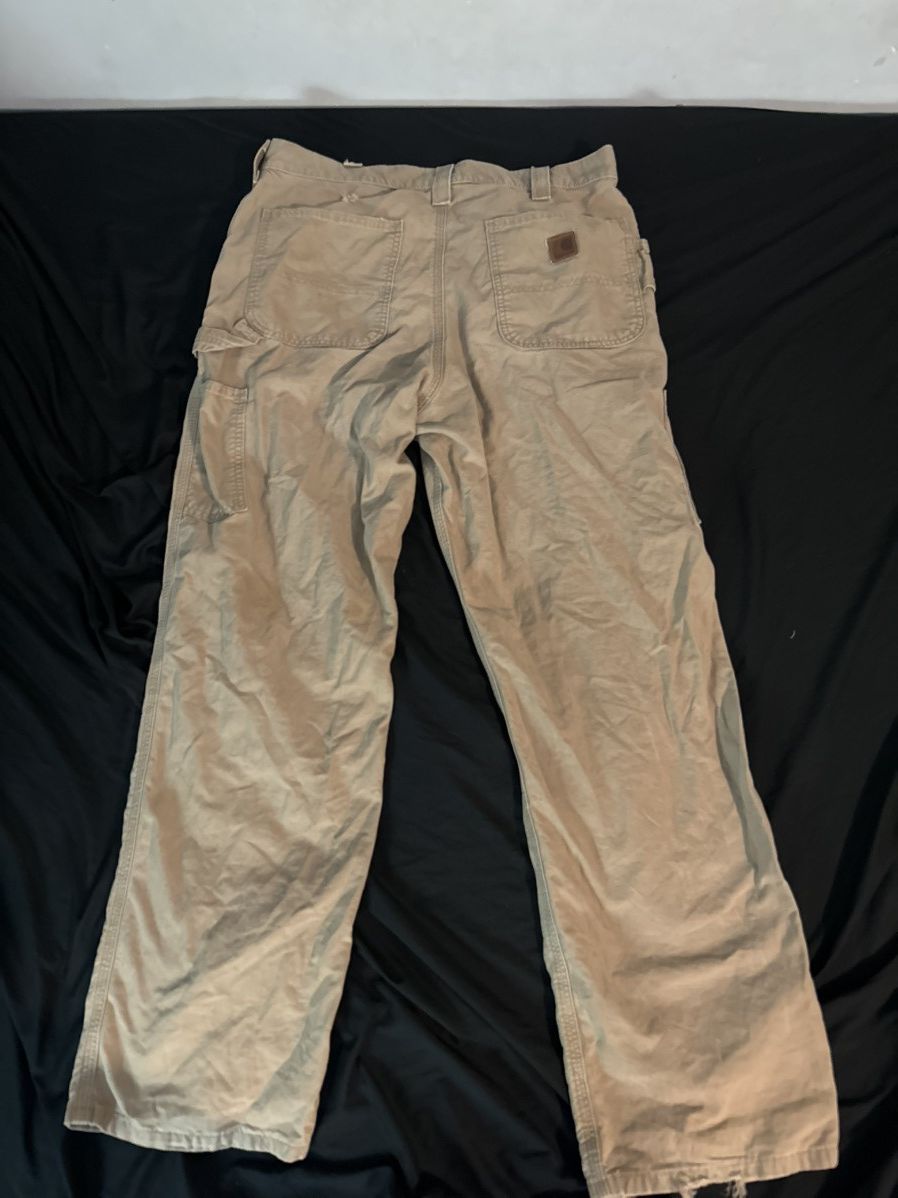 Carhartt × Carhartt Wip Baggy Carhartt in a Light Khaki Size US 35 - 2 Thumbnail