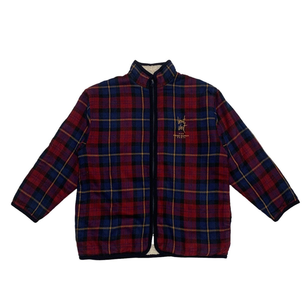 Pierre Balmain Pierre Balmain Vent Vert Tartan Zipper Jacket Size US L / EU 52-54 / 3 - 1 Thumbnail
