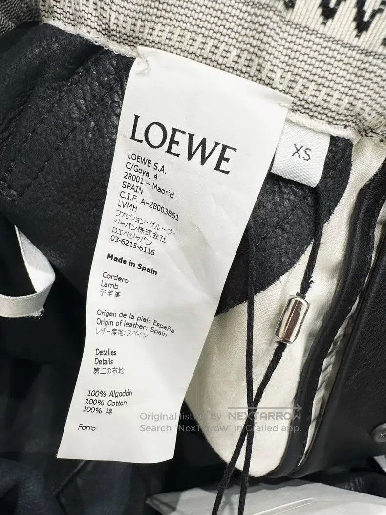 Loewe Loewe size XS Black Leather Drawstring Shorts Size 25" / US 0 / IT 36 - 8 Thumbnail
