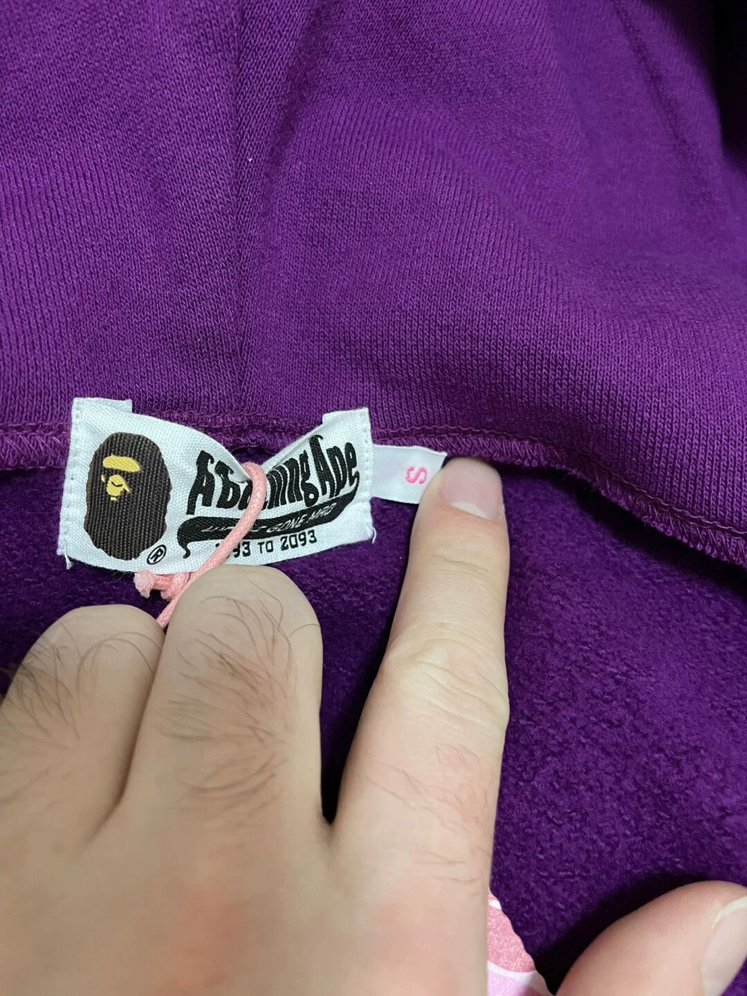 Bape BAPE Purple Shark Hoodie Women's S (Fit Small) New with Tags Size US S / EU 44-46 / 1 - 3 Thumbnail