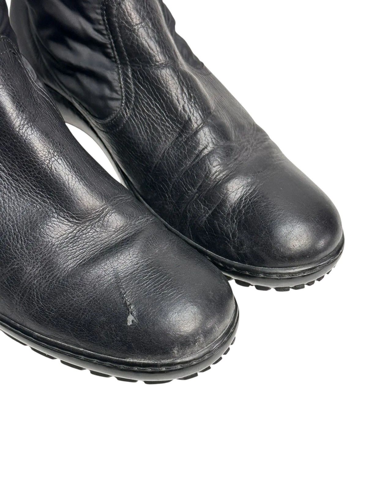 If Six Was Nine High slim fit black leather boots Maison Margiela 2000 style Size US 10 / IT 40 - 11 Thumbnail
