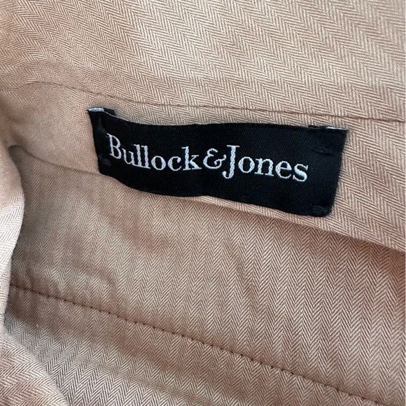 Bullock & Jones Bullock & Jones Men's Brown Textured Wool Trousers Pants Size US 34 / EU 50 - 5 Thumbnail