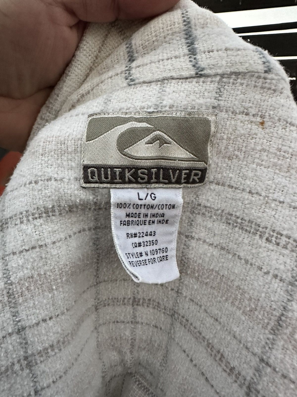 Quiksilver Vintage Quiksilver Heavyweight Flannel Size US XL / EU 56 / 4 - 8 Thumbnail