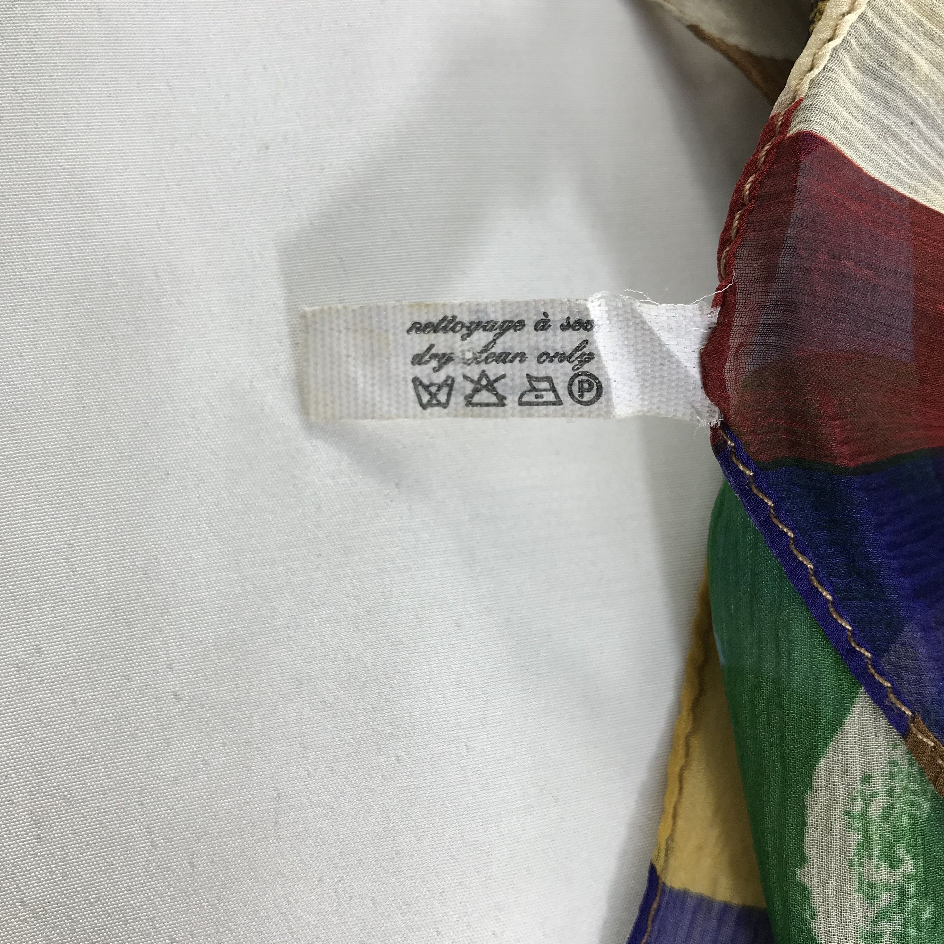 Vintage Vintage Kenzo Silk Scarf Size ONE SIZE - 6 Thumbnail