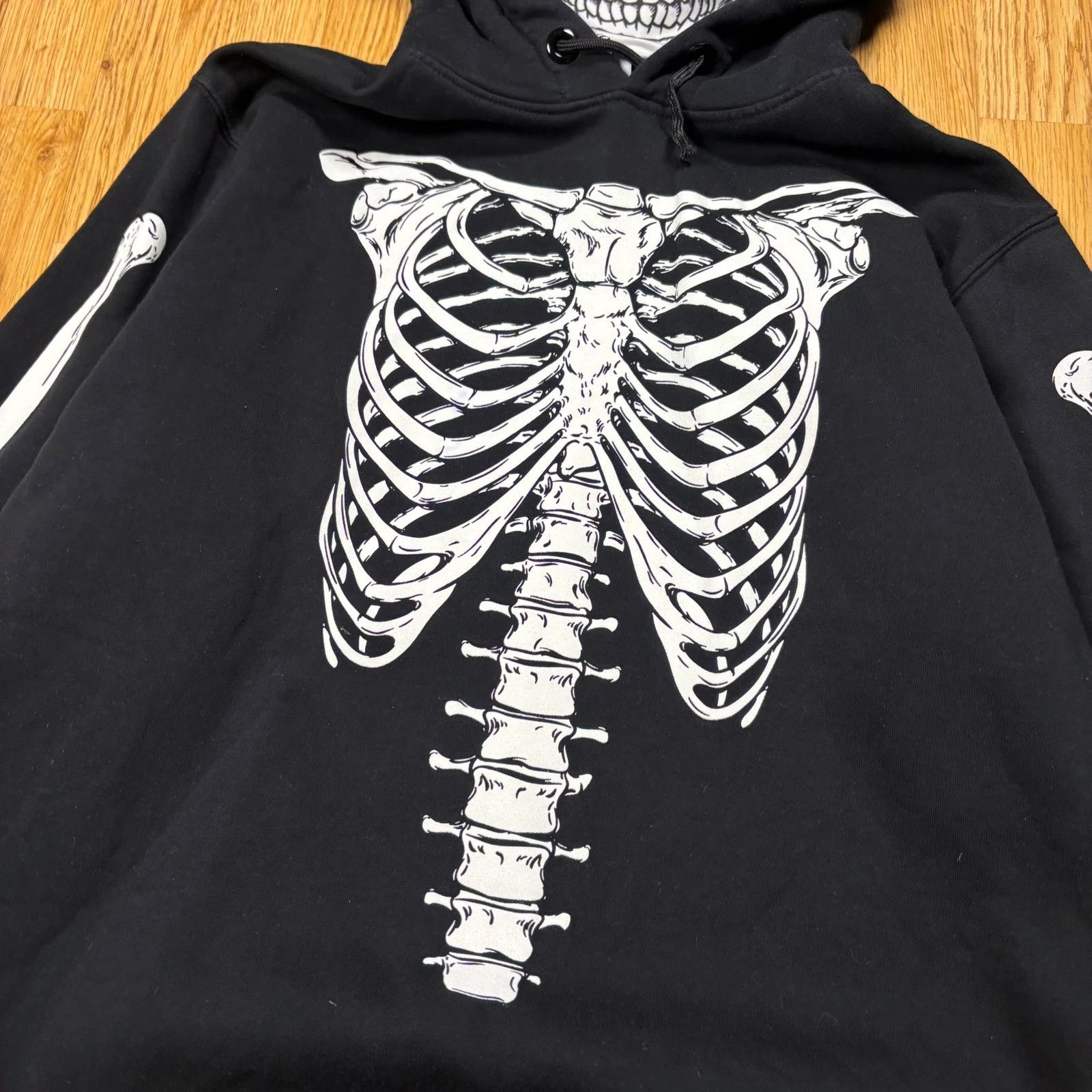 Japanese Brand Skeleton Print Hoodie Size US L / EU 52-54 / 3 - 3 Thumbnail