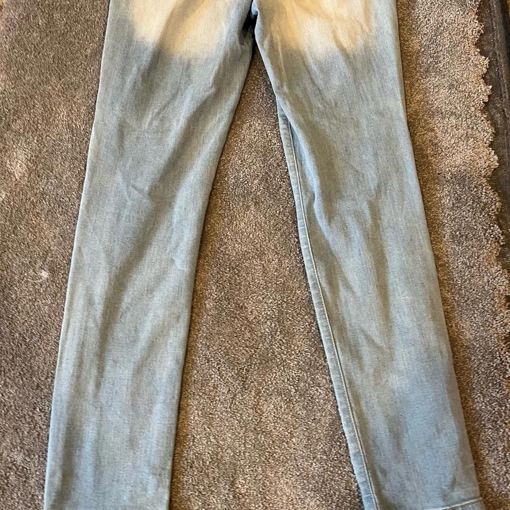 Designer Kancan light wash distressed jeans Size 29" - 9 Thumbnail