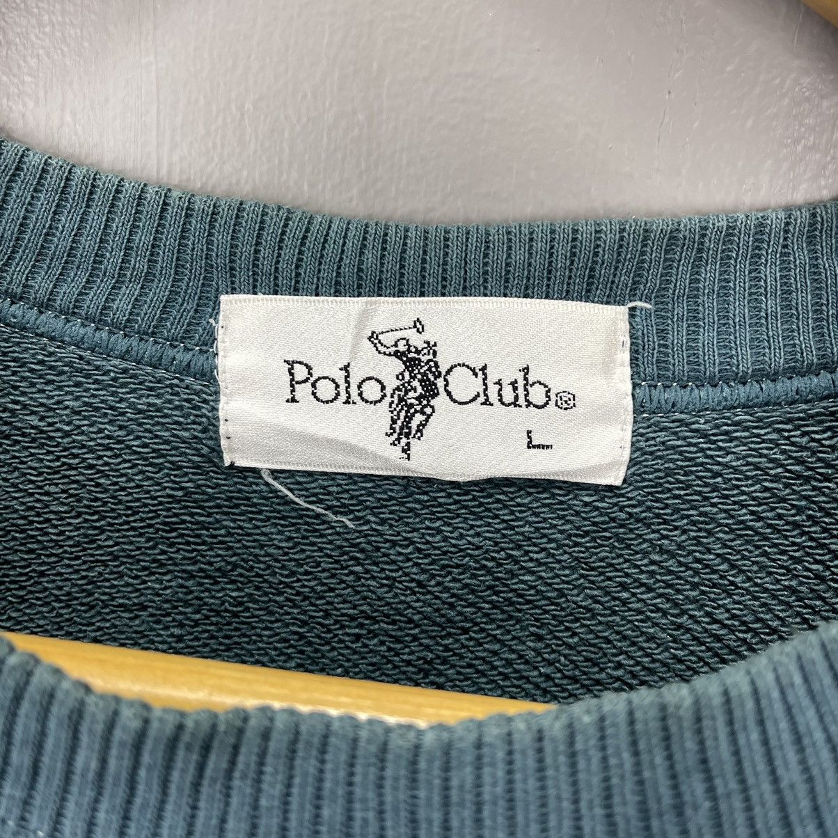 Vintage 90s Vintage POLO CLUB Crew Neck Sweatshirt #1395/AW Size US M / EU 48-50 / 2 - 7 Thumbnail