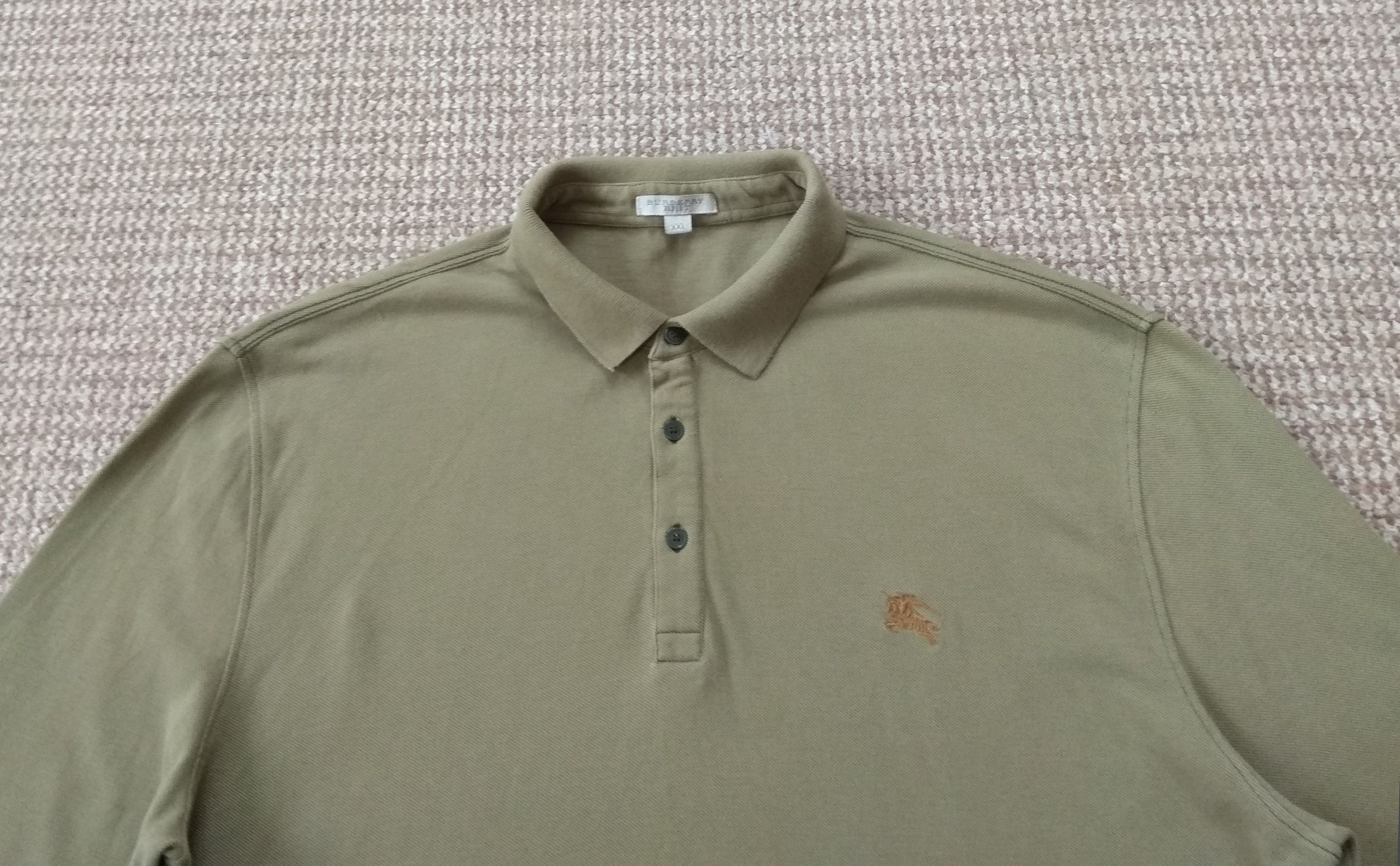 Burberry Burberry Brit Long Sleeve Polo Shirt Size US XXL / EU 58 / 5 - 2 Thumbnail