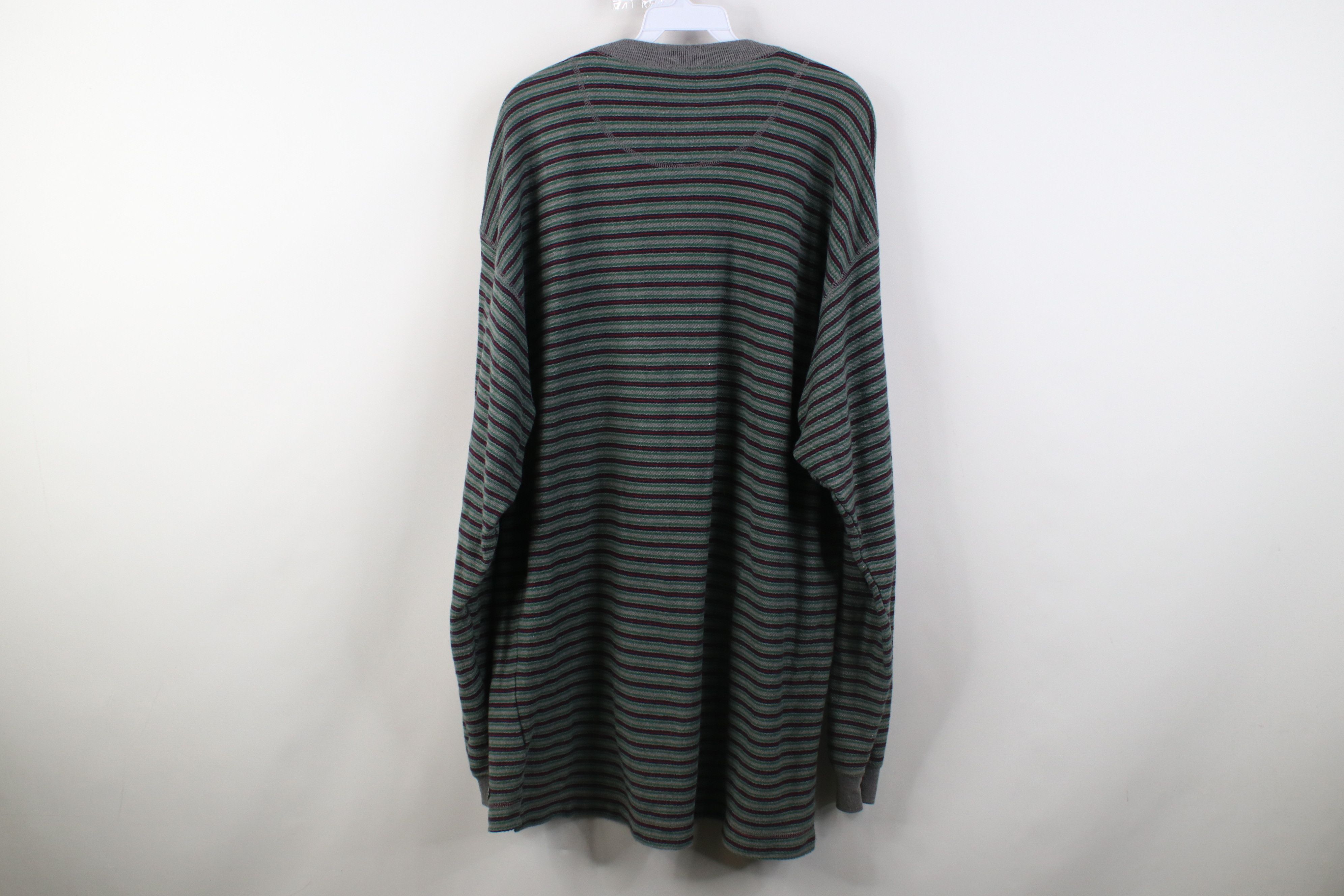 Lee Vintage 90s Lee Thermal Knit Long Sleeve Henley T-Shirt Size US L / EU 52-54 / 3 - 8 Thumbnail