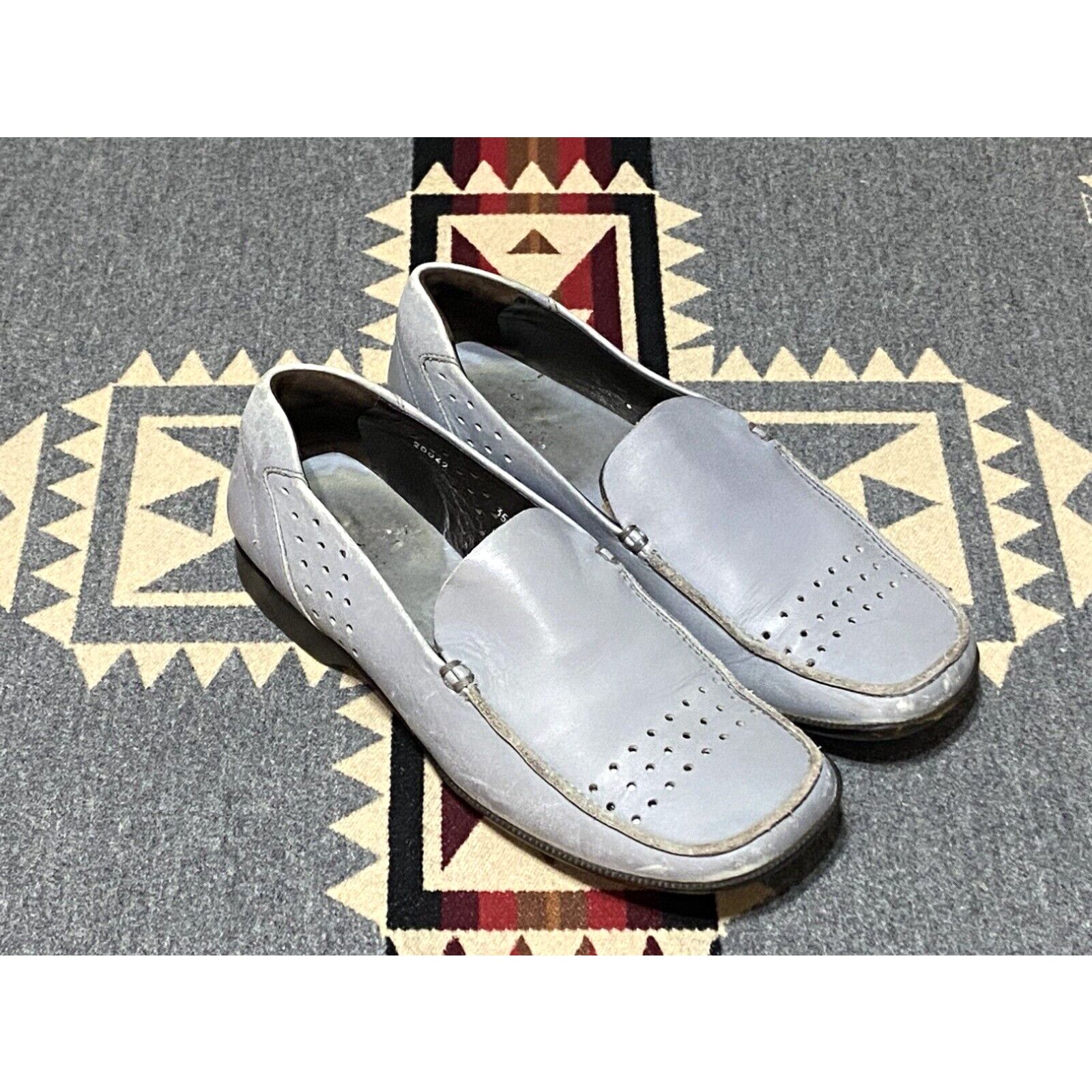 image of Premiata Uomo Fatte A Mano 1885 Men’S Gray Leather Size 8 20042 Kc Shoes in White, Men's