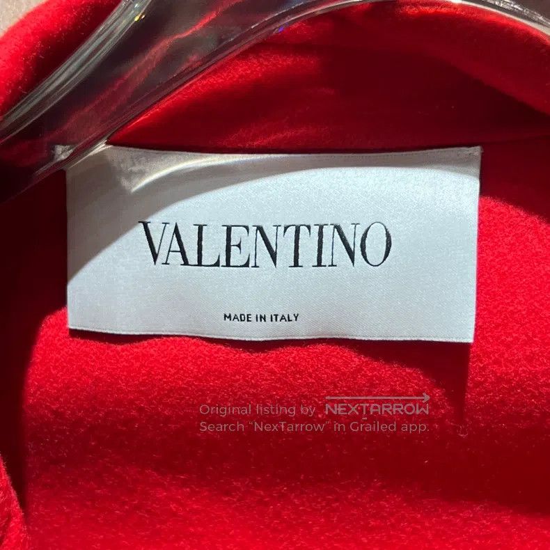 Valentino Valentino Red wool coat Size XS / US 0-2 / IT 36-38 - 3 Thumbnail