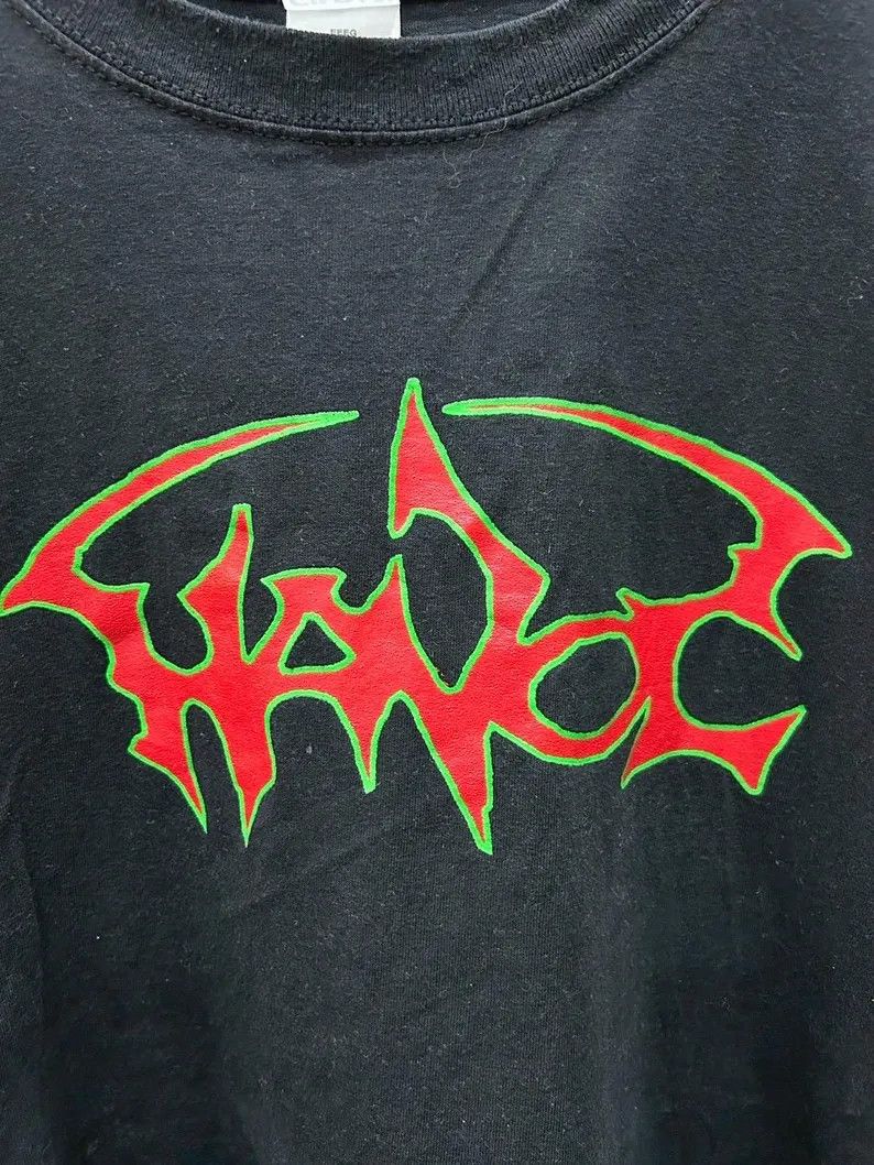 Vintage Vintage 90s Havoc Metal band tshirt size 3XL Size US XXL / EU 58 / 5 - 3 Thumbnail