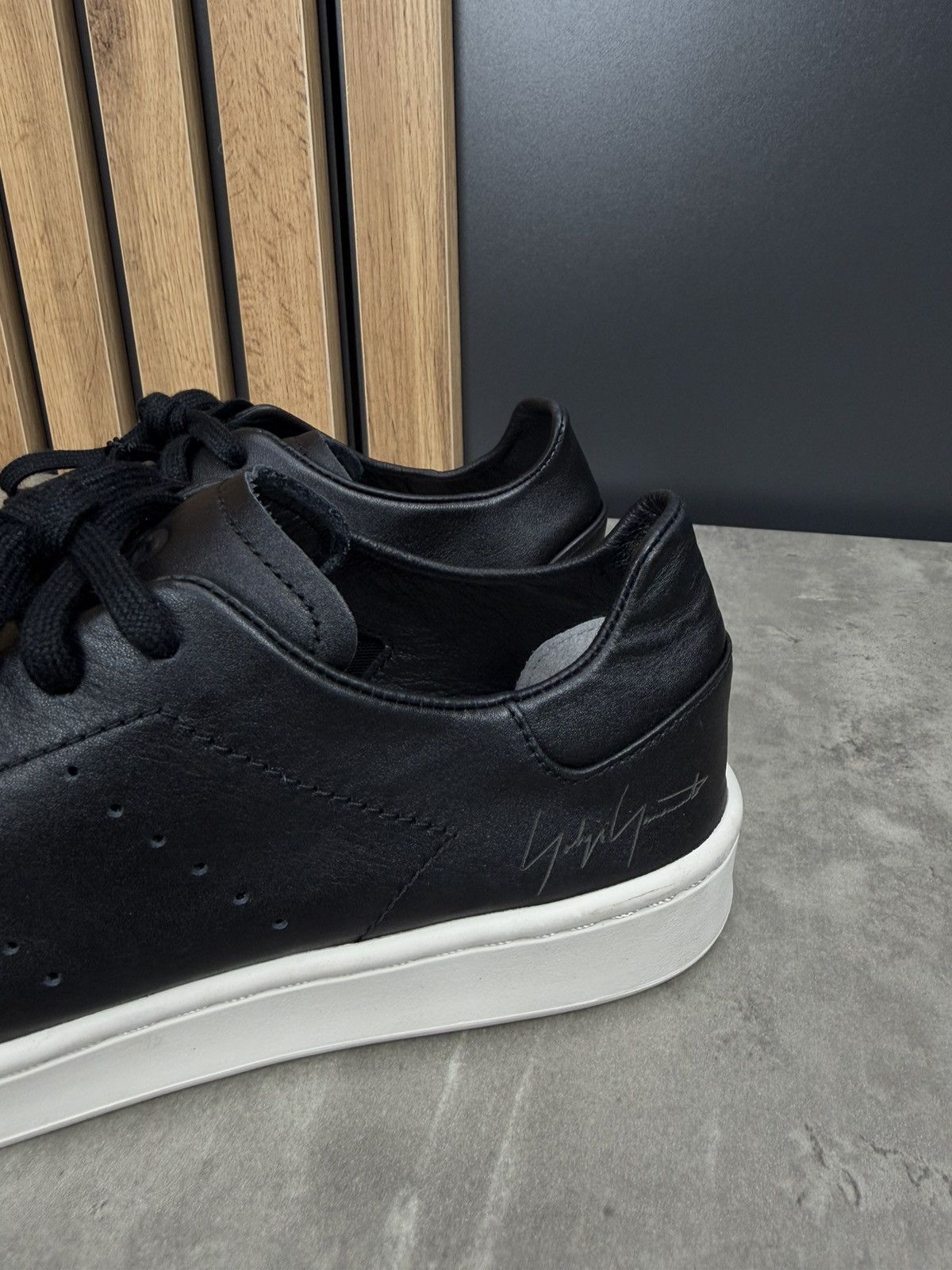 Y-3 Adidas Y-3 Stan Smith Black Size US 8 Size US 8 / EU 41 - 2 Thumbnail