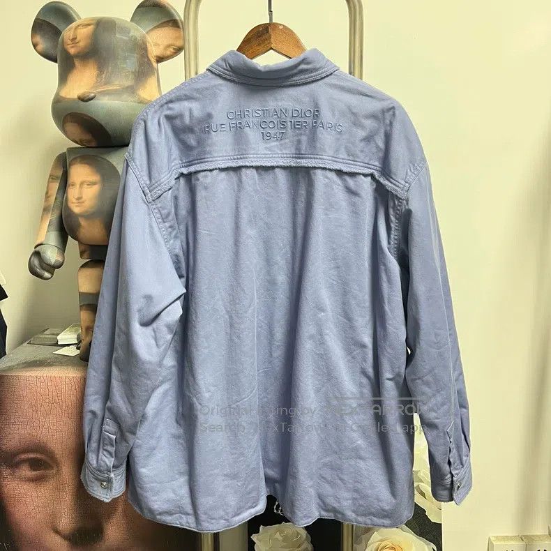 Dior Dior Size41 Cashmere jacket with slogan Size US XXS / EU 40 - 2 Thumbnail