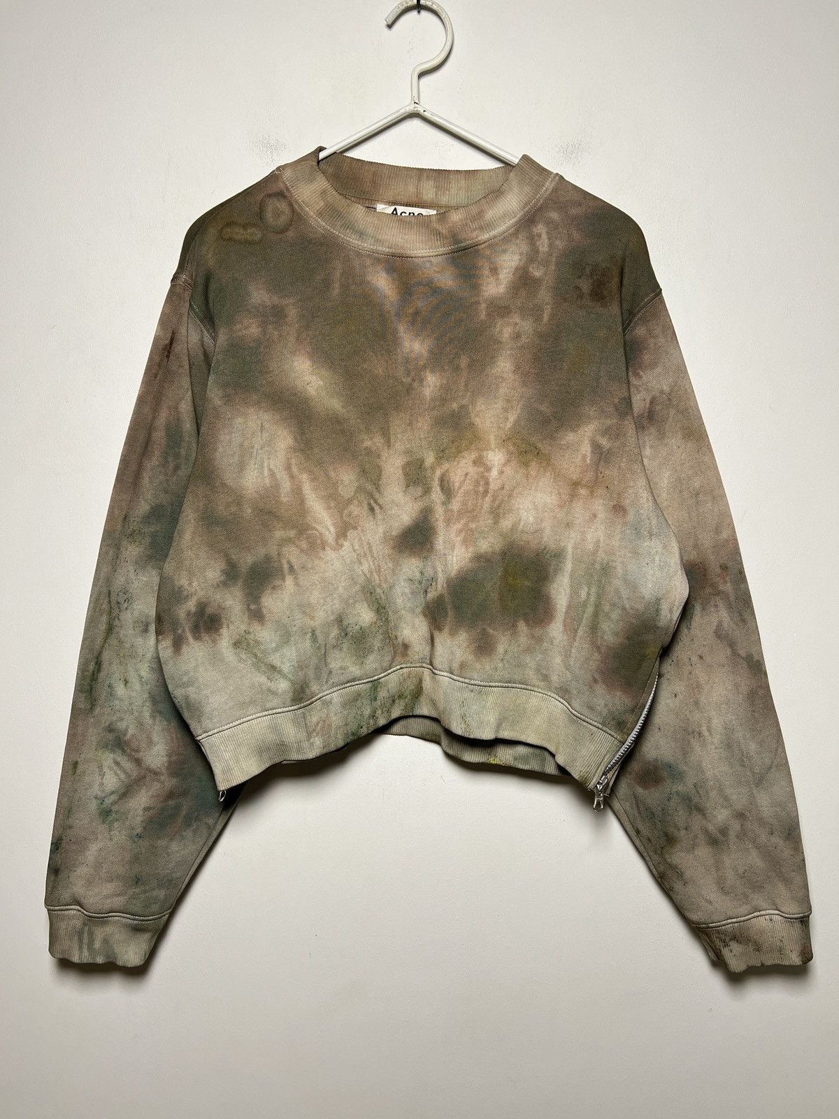 Acne Studios Acne Studios Cropped crewneck in heavyweight cotton Size US M / EU 48-50 / 2 - 2 Thumbnail