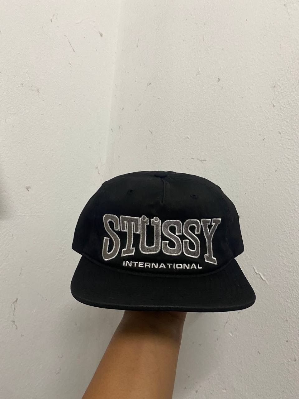 image of Stussy Vintage Hat Cap Snapback in Black, Men's
