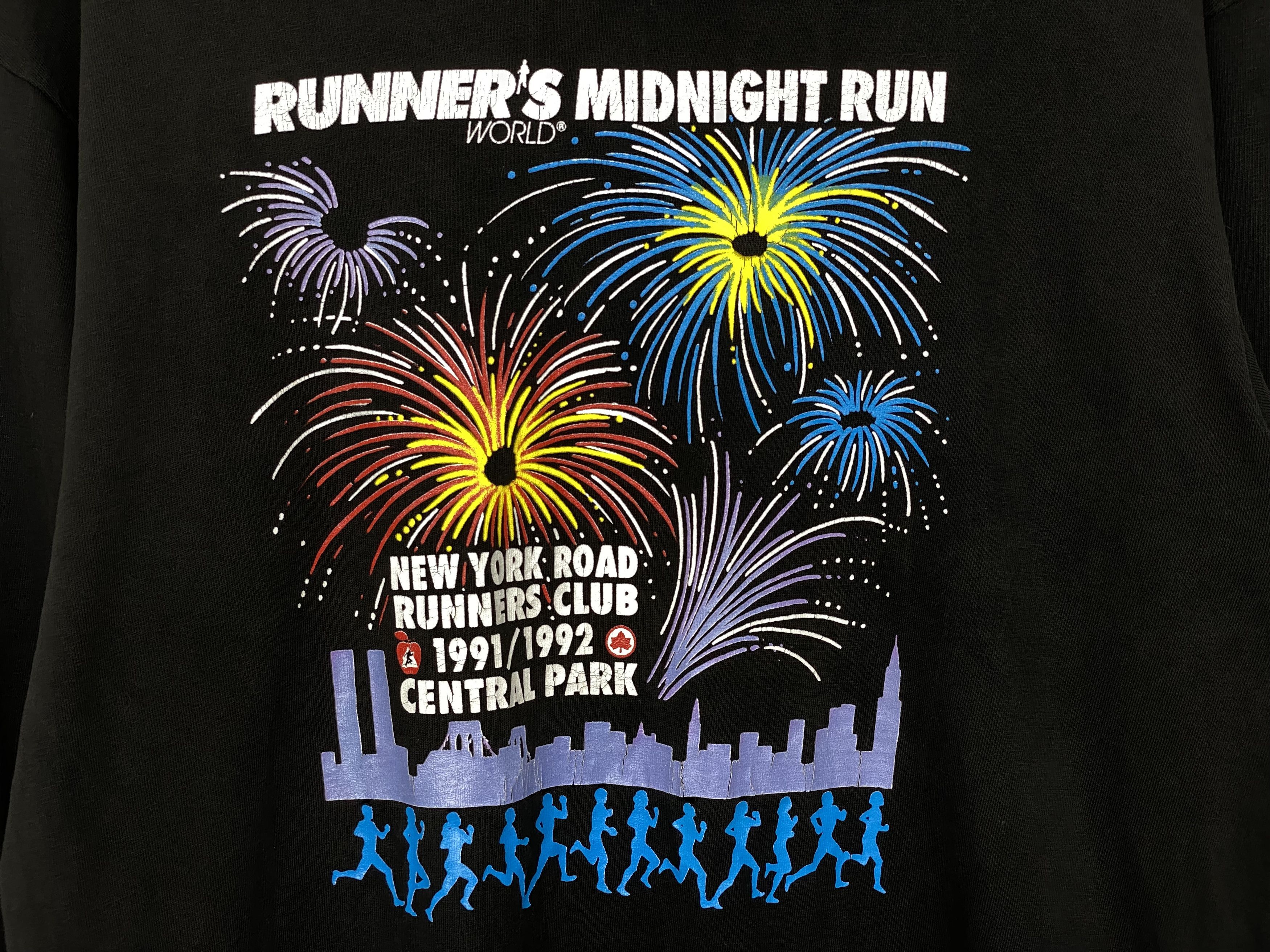 Hanes Vintage HANES 1991's New York Central Park Midnight Run Size US L / EU 52-54 / 3 - 3 Thumbnail