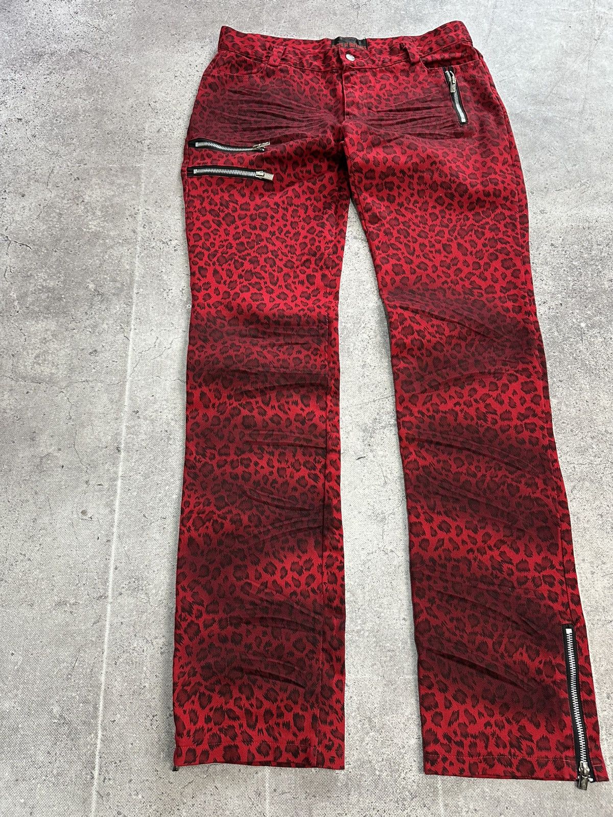 Tripp NYC Vintage Queen Of Darkness Leopard Pants Tripp Style Zip Size US 32 / EU 48 - 5 Thumbnail