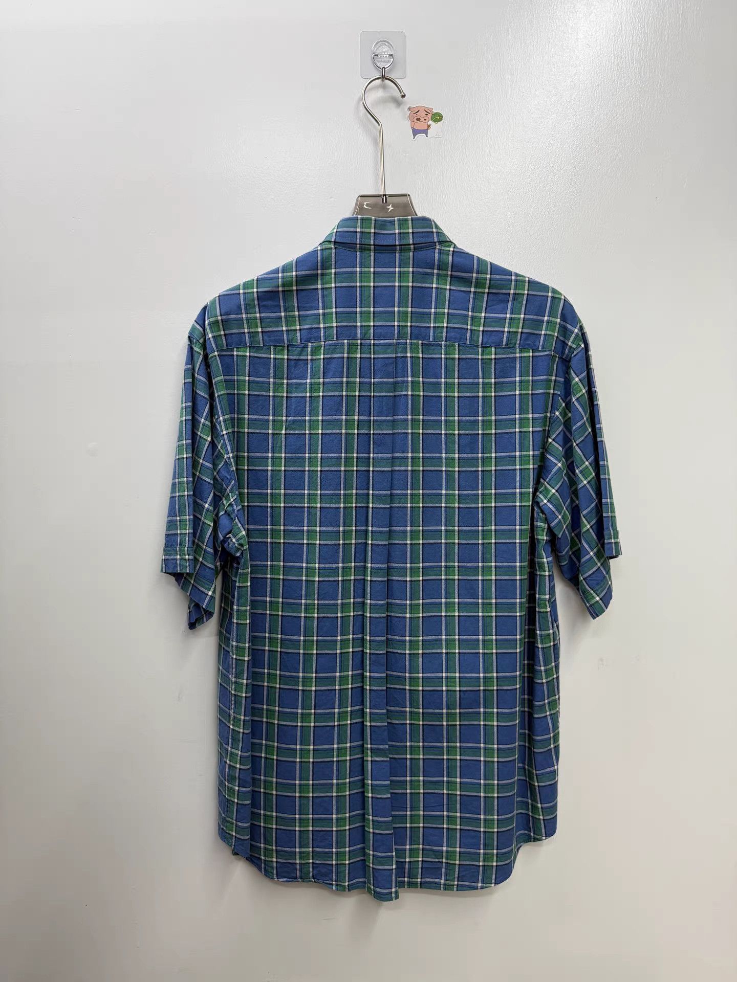 Gucci Gucci Cartoon Pig Plaid Short-sleeve Shirt K15 Size US M / EU 48-50 / 2 - 4 Thumbnail