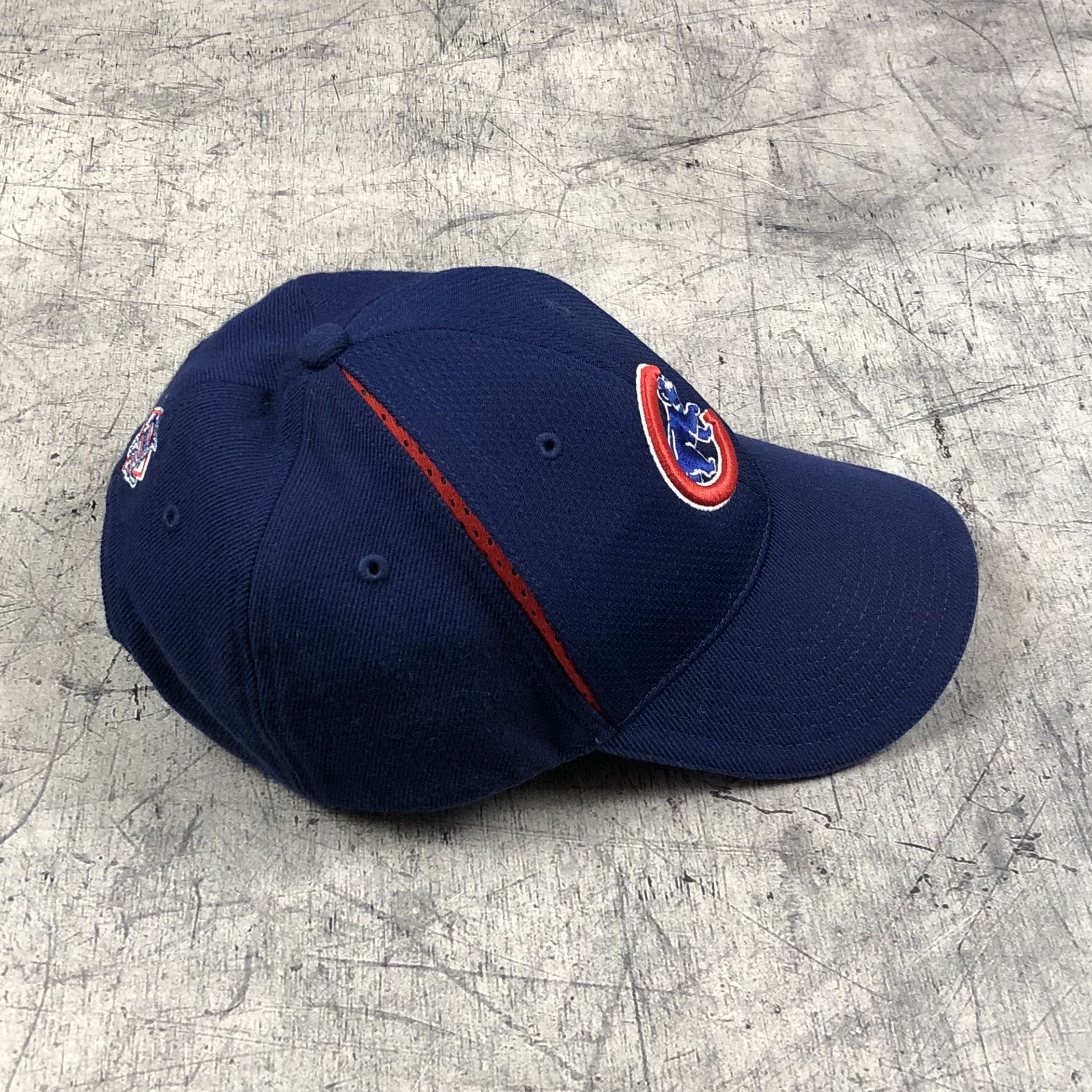 Nike Vintage 90s MLB Chicago Cubs Nike Cap Size ONE SIZE - 5 Thumbnail