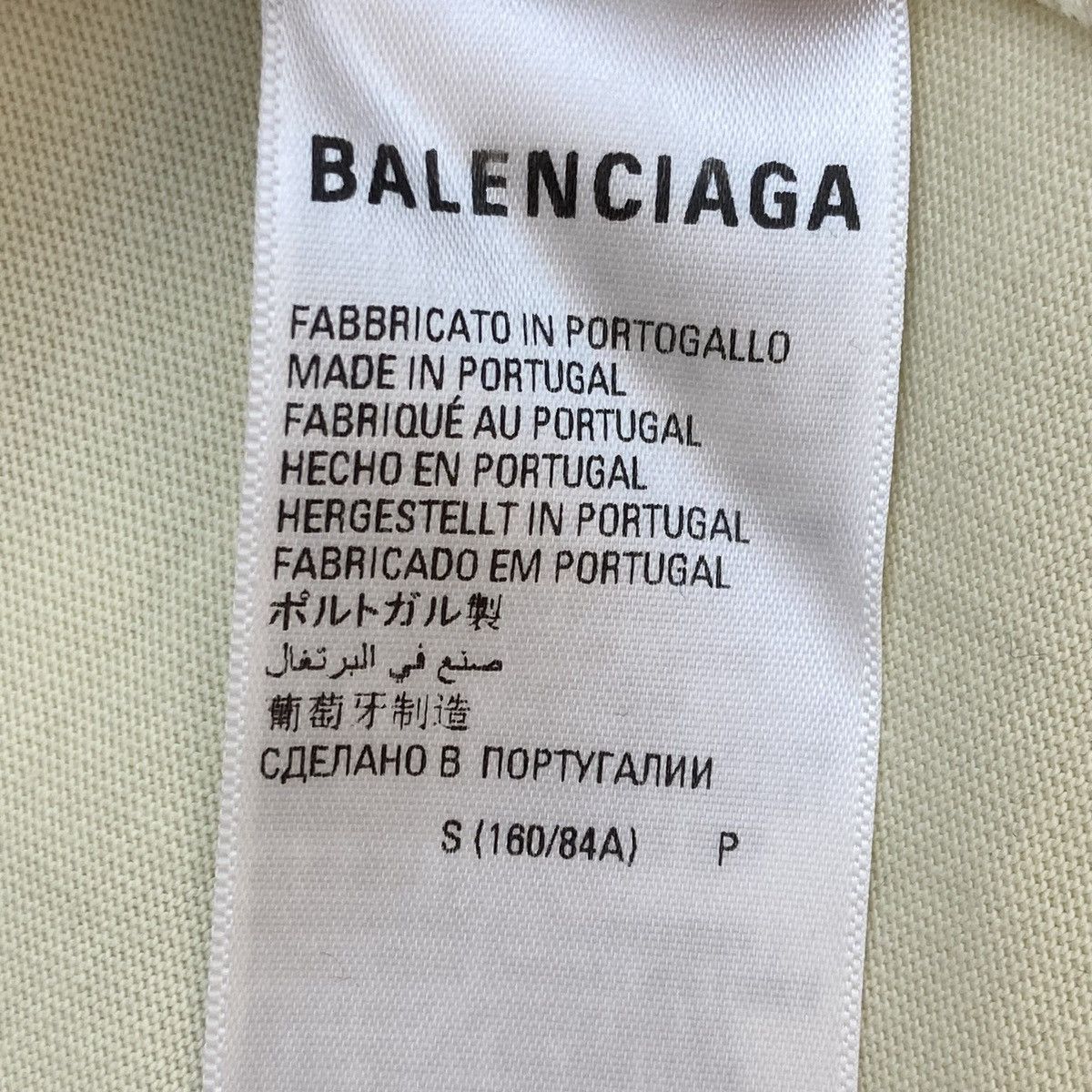 Balenciaga Balenciaga Logo Letter Printed Crew Neck T-shirt K26WX Size S / US 4 / IT 40 - 7 Thumbnail