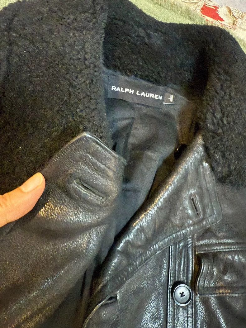 RRL Ralph Lauren RRL Ralph Lauren Black genuine leather jacket Size US L / EU 52-54 / 3 - 3 Thumbnail
