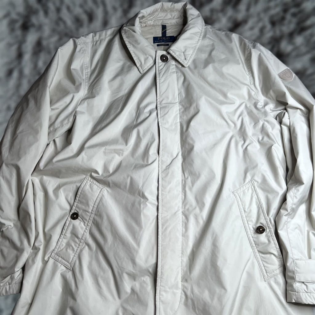 Polo Ralph Lauren Polo Ralph Lauren Coat Mens XL White Insulated Rain Performance Mid Length Size US XL / EU 56 / 4 - 1 Thumbnail