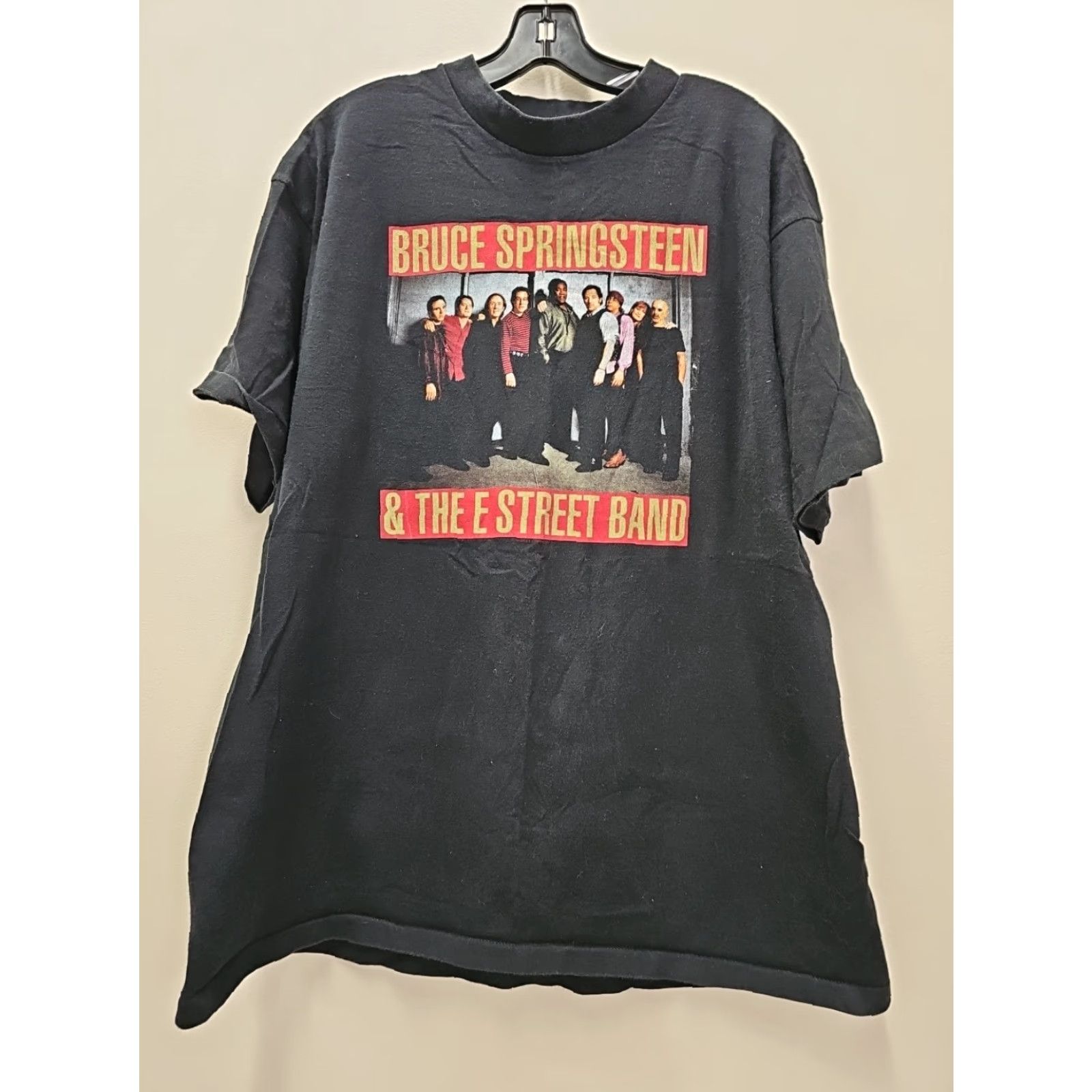 Vintage VINTAGE Bruce Springsteen E Street Band T Shirt Adult XL 1999 Tour Black 90s Mens Logo T-Shirt Size US XL / EU 56 / 4 - 2 Thumbnail