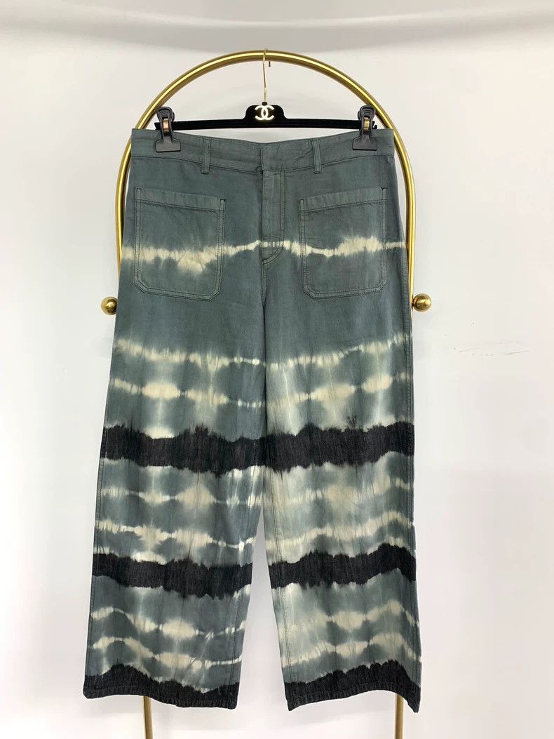 Dior Dior Blue White Tie-Dye Jeans - dmc Size US 32 / EU 48 - 1 Thumbnail