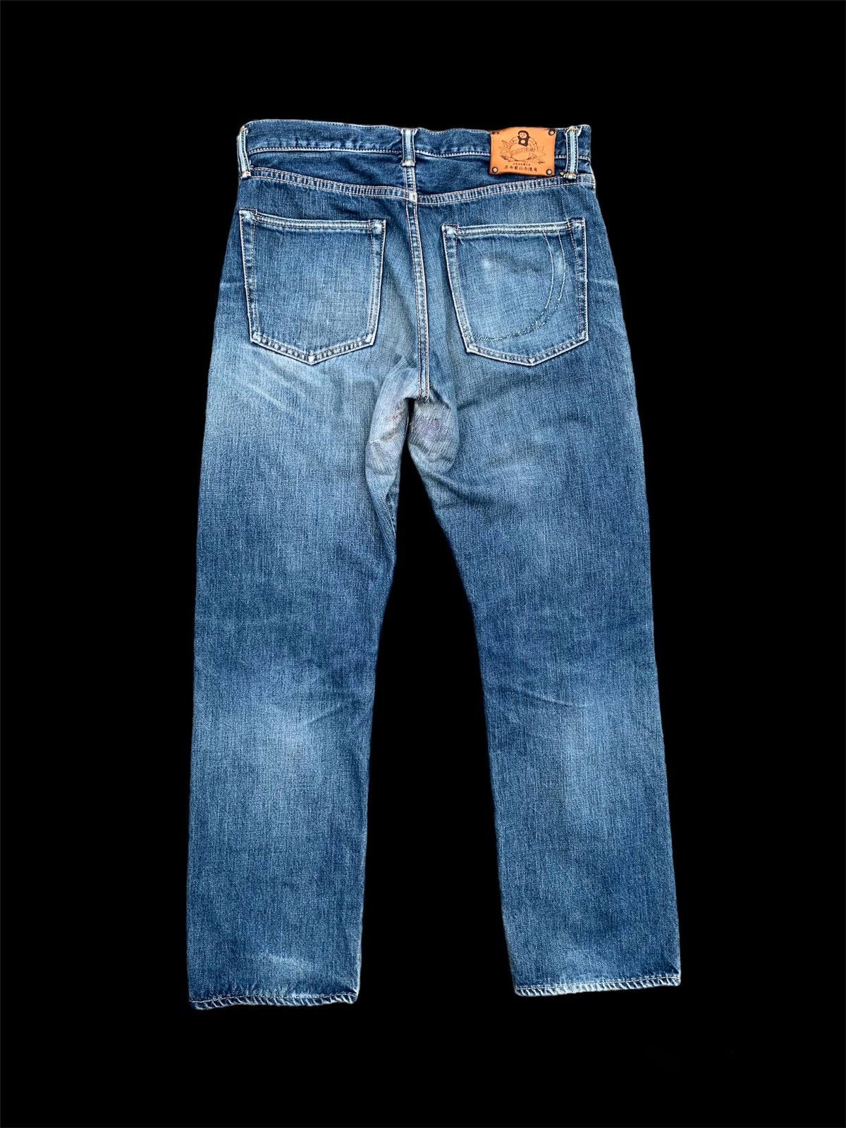 Japan Blue MOMOTARO ❌ JAPAN BLUE SELVEDGE DISTRESSED DENIM Size US 32 / EU 48 - 2 Thumbnail