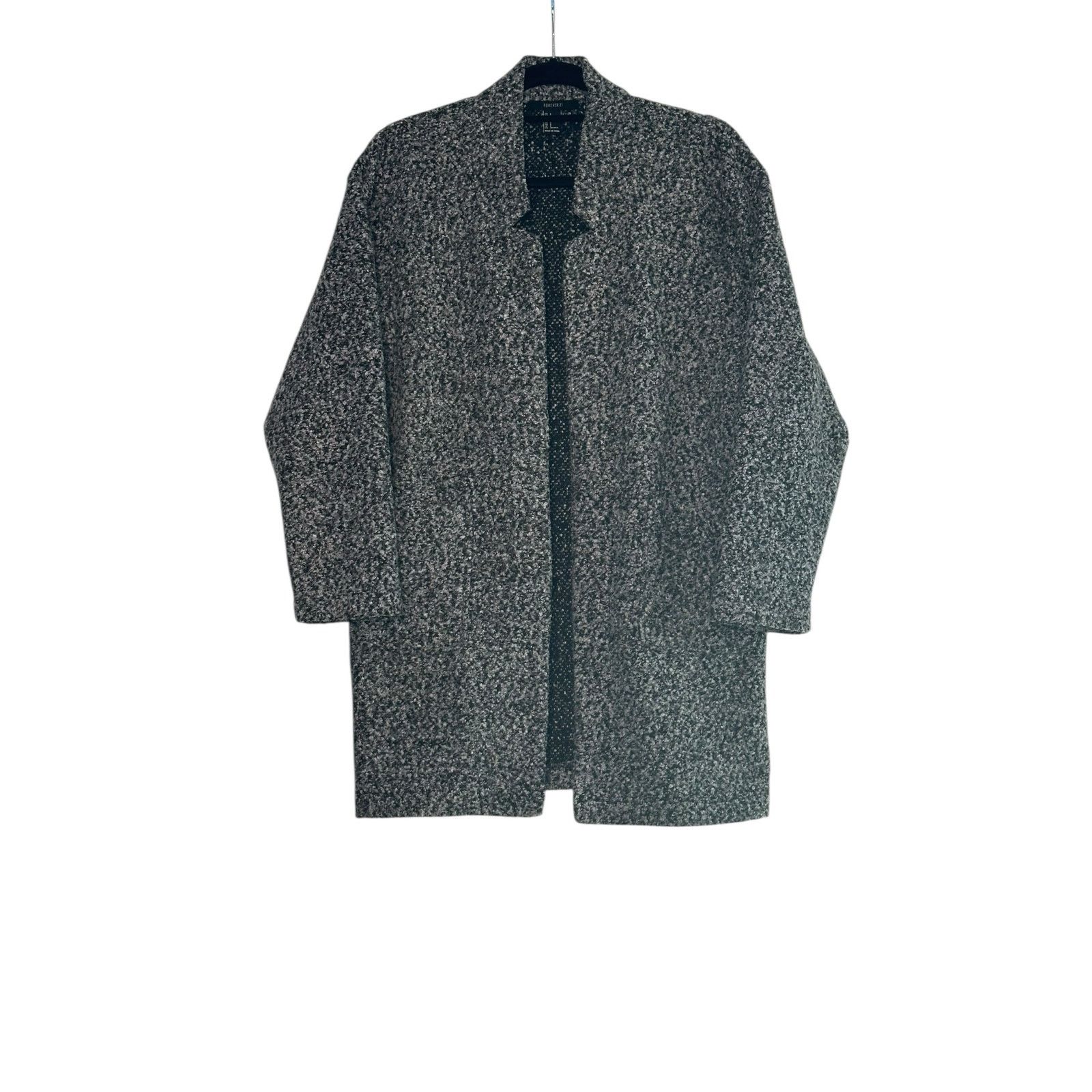 Forever 21 Forever 21 heathered gray cardigan coat size Small Size US S / EU 44-46 / 1 - 6 Thumbnail