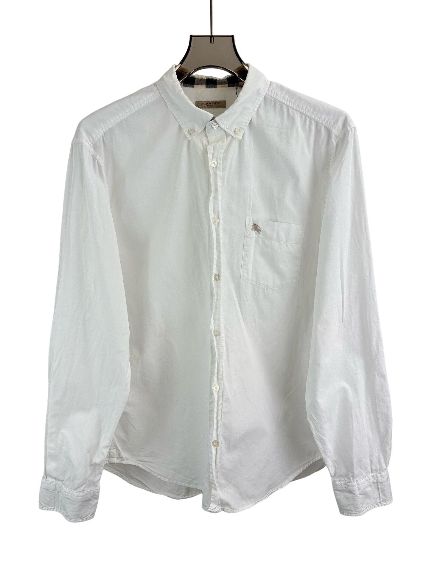 Burberry Burberry Knight Embroidered Shirt L Size US L / EU 52-54 / 3 - 1 Thumbnail