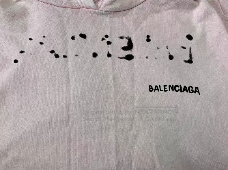 Balenciaga Balenciaga Solid Color Brand Logo Printed Hooded Long Slee Size XS / US 0-2 / IT 36-38 - 3 Thumbnail