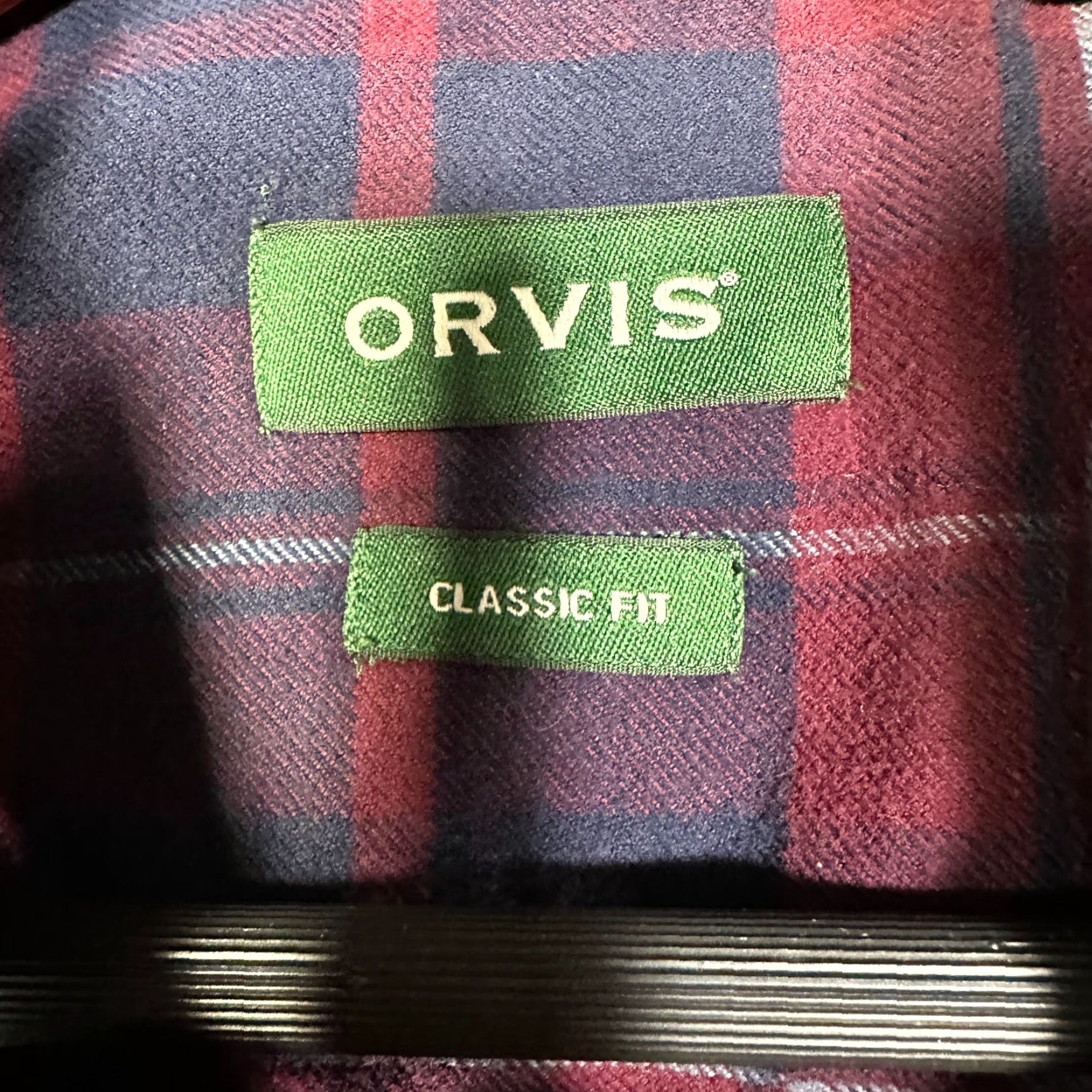 Orvis Orvis Shirt Mens L Button-Down Plaid Cotton Flannel Pocket Classic Fit Size US L / EU 52-54 / 3 - 5 Thumbnail