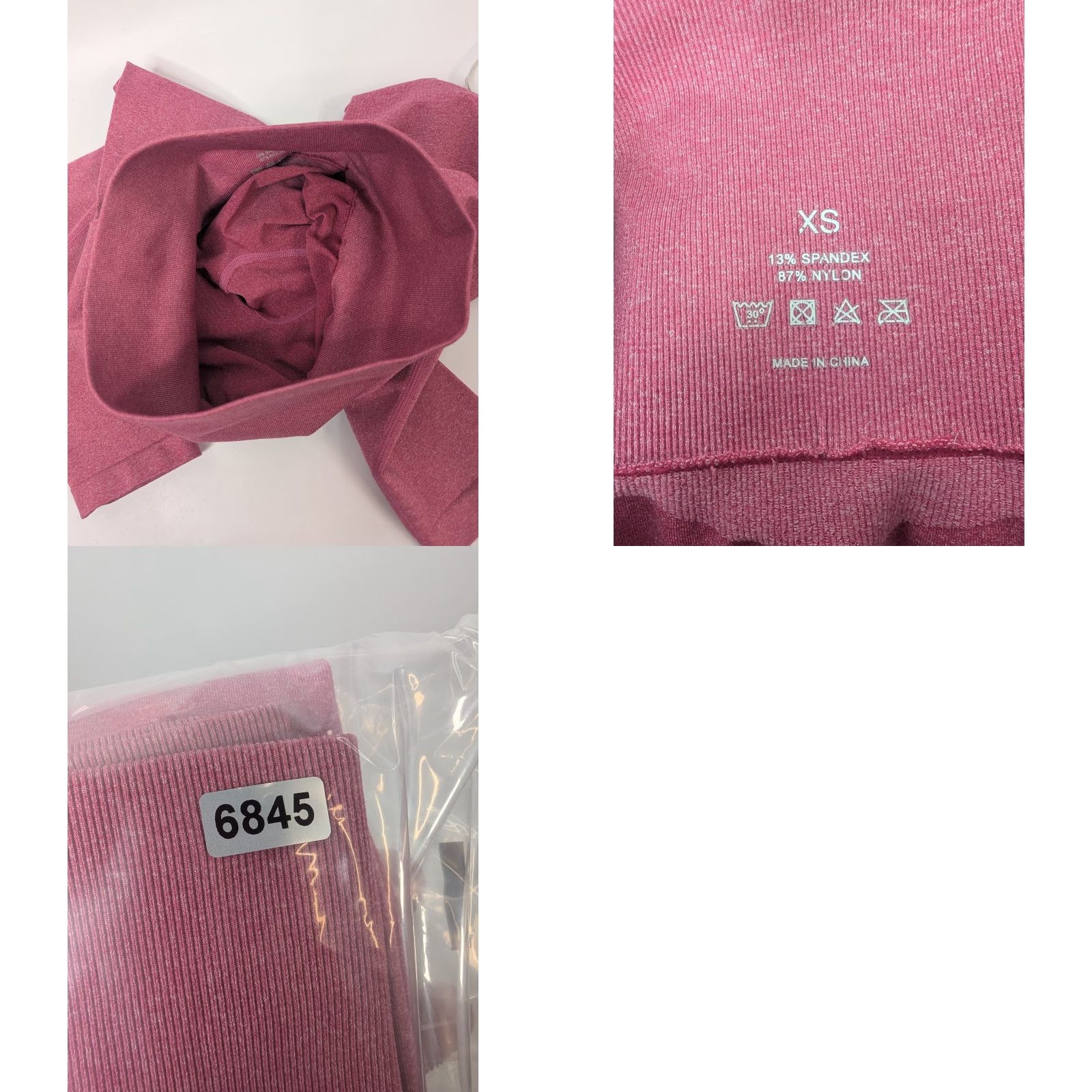 Vintage NVGTN Leggings Women XS Seamless Pink Athleisure Gym Workout Yoga Pants Activewear NvygtN? Size 26" / US 2 / IT 38 - 8 Thumbnail