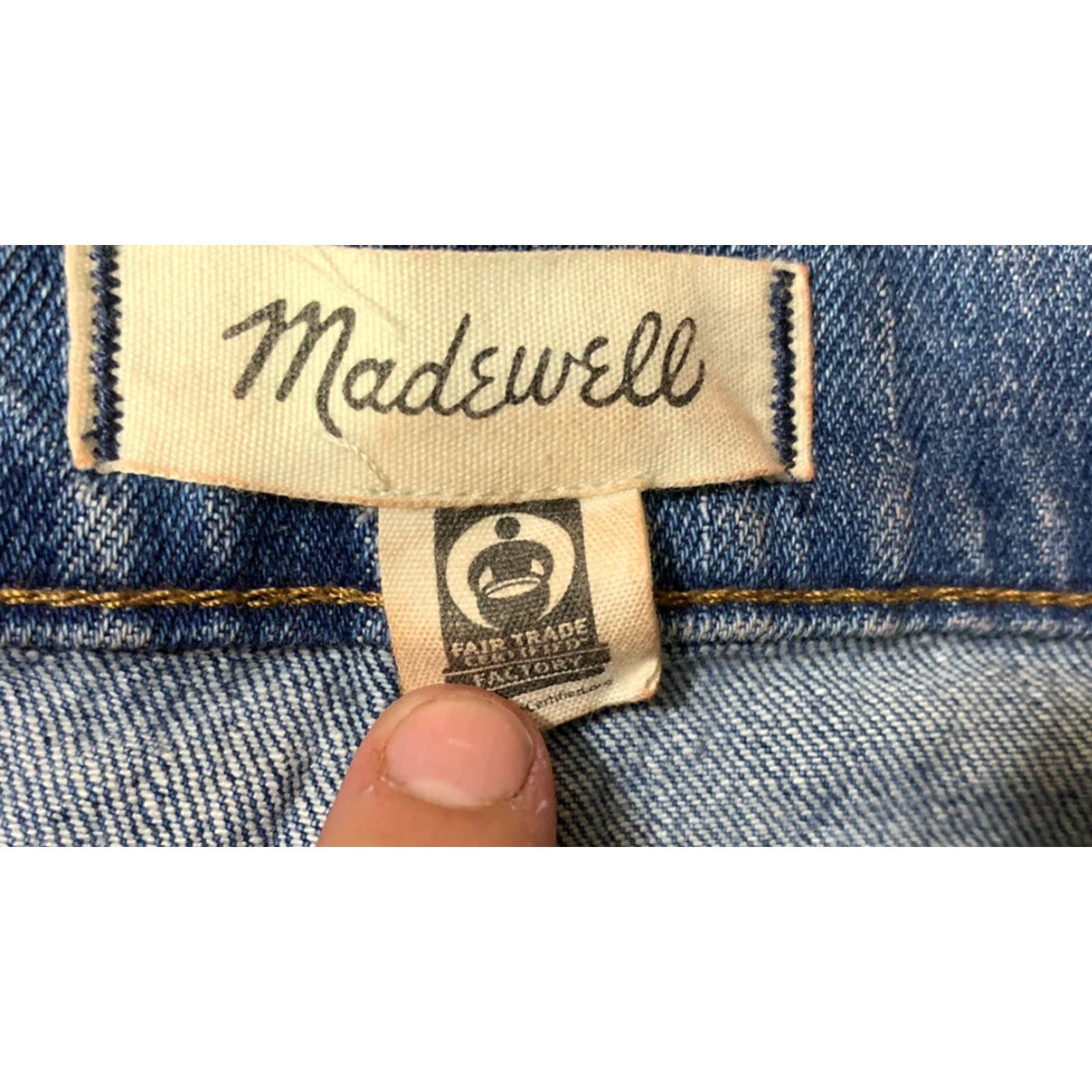 Madewell MADWELL Women's Slim Boyjean High Rise Jeans Blue Size 24 Size 42" / US 20 - 3 Thumbnail