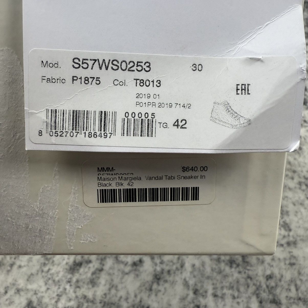 Maison Margiela Maison Margiela Vandal Tabi High Top Canvas Sneakers Size US 9 / EU 42 - 12 Thumbnail