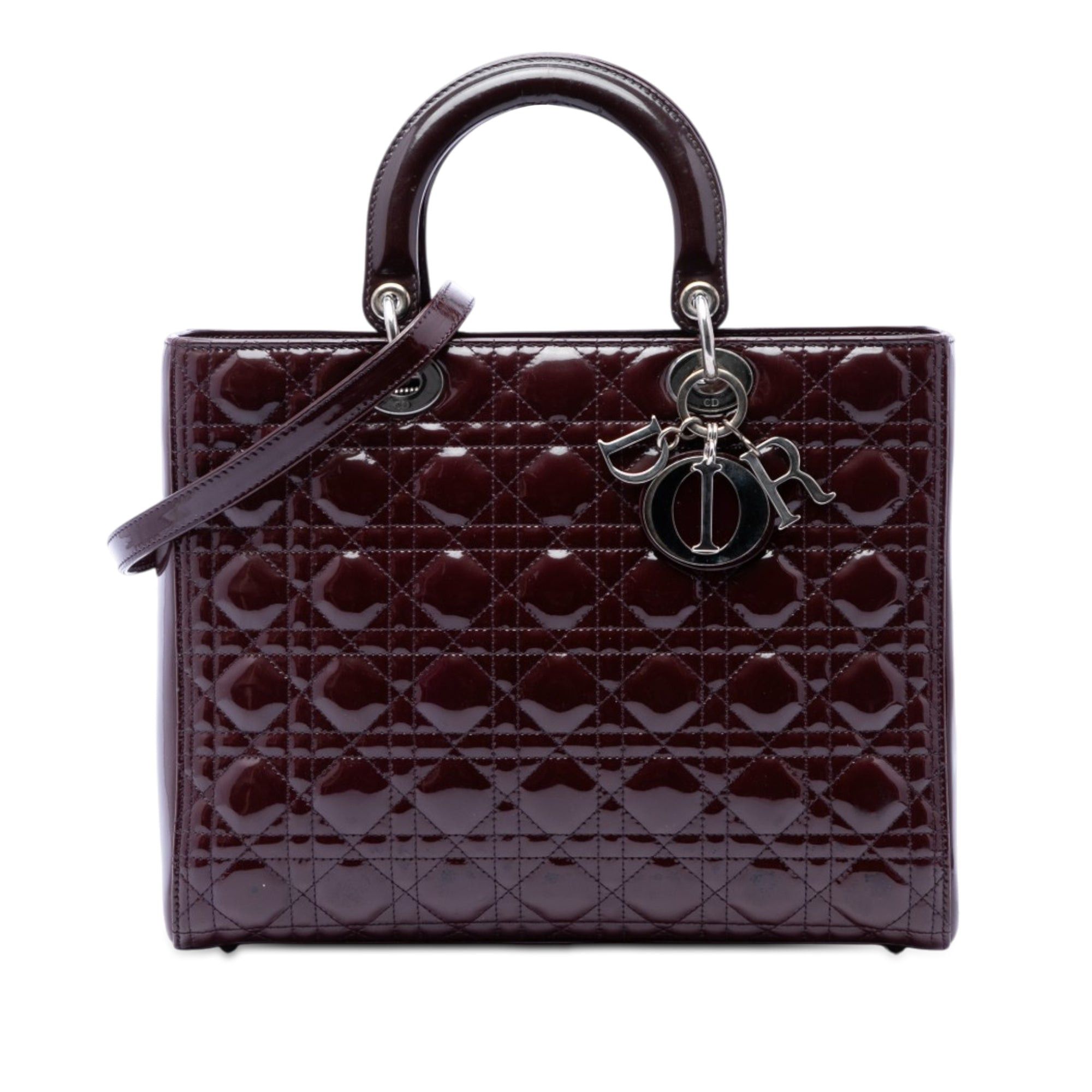 Dior Large Patent Cannage Lady Dior Size ONE SIZE - 1 Thumbnail