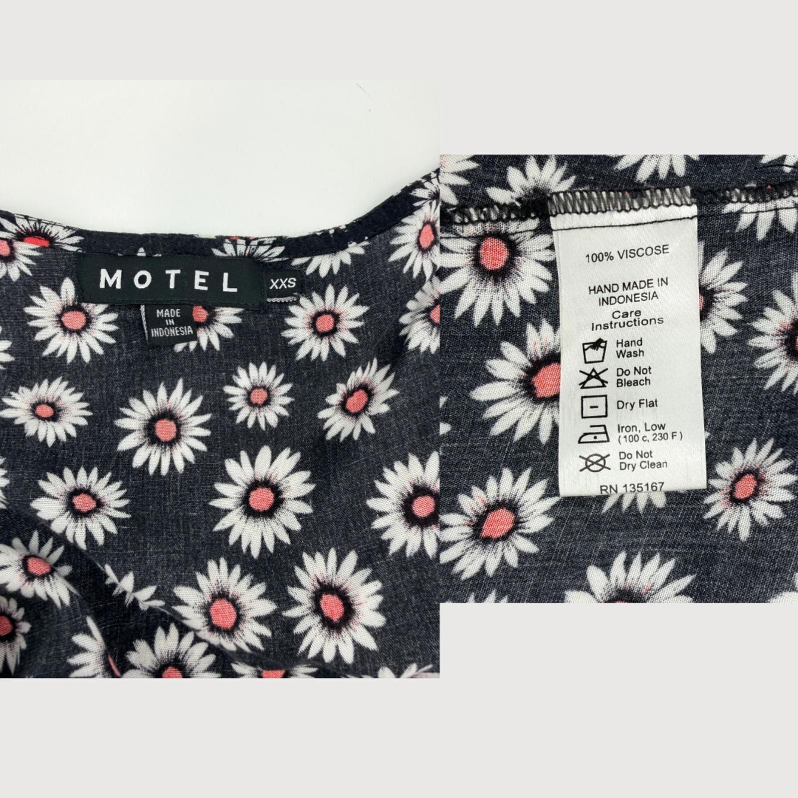 Philippe Model Garage Riva Daisy Maxi Dress Black Floral XXS Size XXS / US 00 / IT 34 - 3 Thumbnail