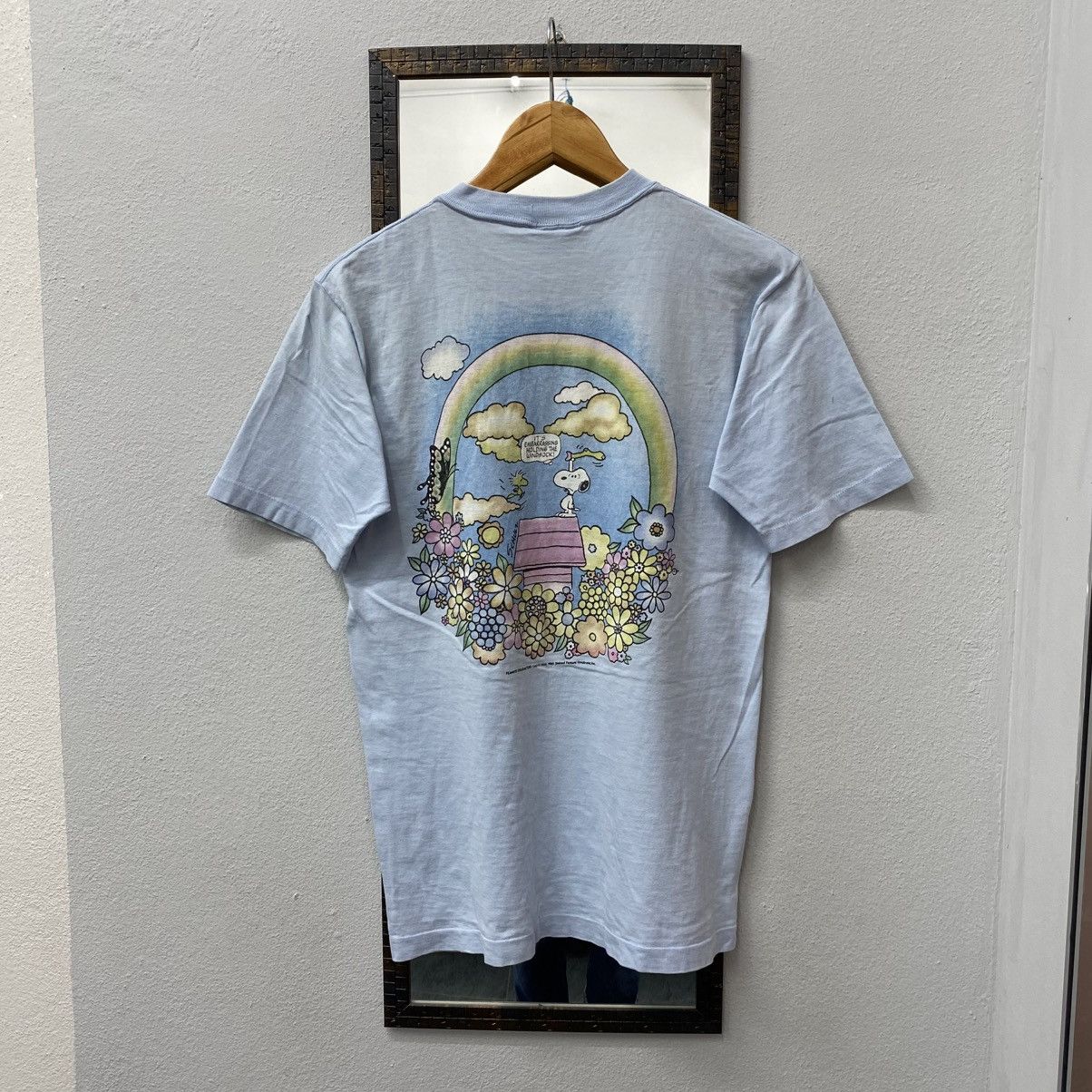 Peanuts Vintage 90s PEANUTS CHARACTERS Snoopy Cartoon Graphic Tee Size US M / EU 48-50 / 2 - 7 Thumbnail