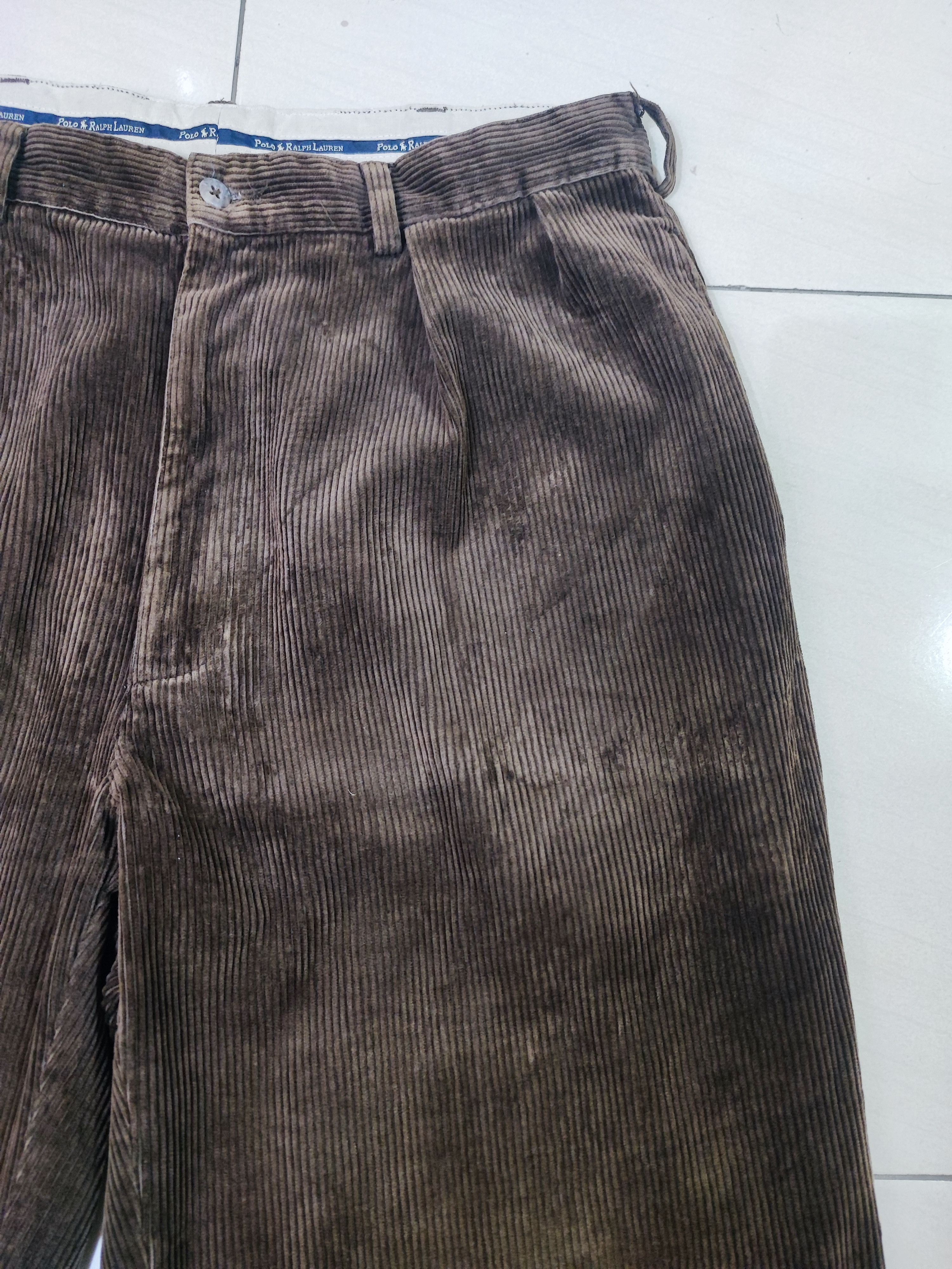 Polo Ralph Lauren Vintage 90's Polo. Ralph Lauren corduroy Loose/Baggy Pants Size US 36 / EU 52 - 3 Thumbnail