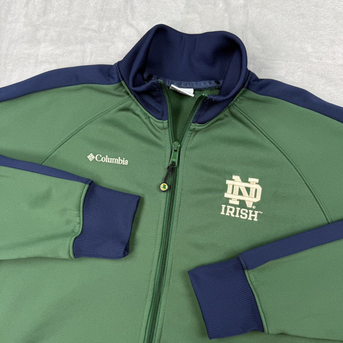 Columbia Columbia Notre Dame Irish VTG Track Jacket Size L Size US L / EU 52-54 / 3 - 11 Thumbnail