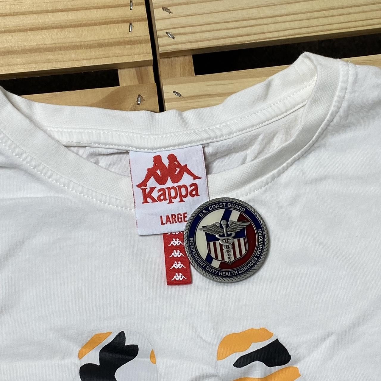 Kappa Kappa White Streetwear Tee Size Large Size US L / EU 52-54 / 3 - 3 Thumbnail